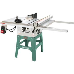 10" Table Saw 2 HP Single-Phase 220V Left-Tilt w/ Cast Wings