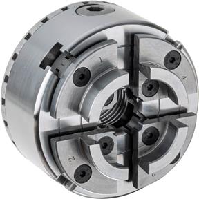 4 Jaw Wood Chuck 1-1/4" x 8 TPI
