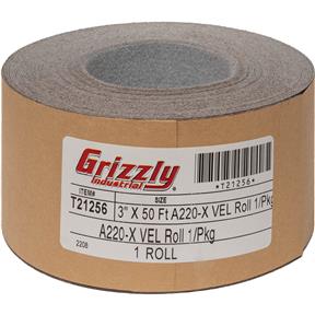 3" x 50' Sanding Roll A220 H&L