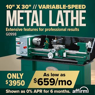 Banner for 01-02 Evergreen - Metal Lathe G0998
