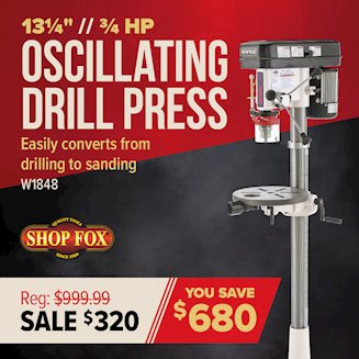 Banner for W1848 Drill Press