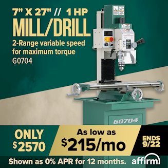 Banner for AFFIRM - G0704 Mill/Drill