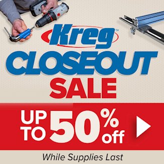 Banner for KREG CLOSEOUT