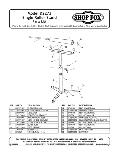 Part Diagram for D2273