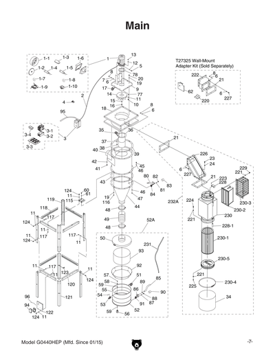 Part Diagram for G0440HEP
