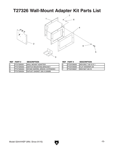 Part Diagram for G0441HEP