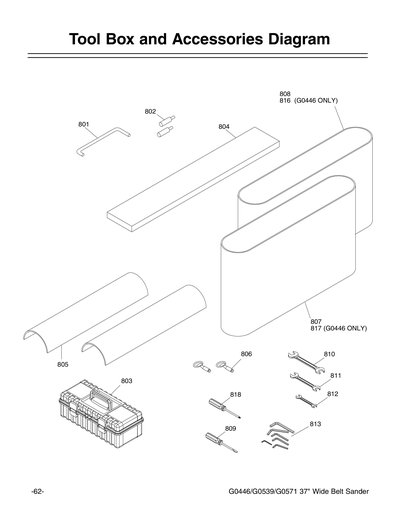 Part Diagram for G0446
