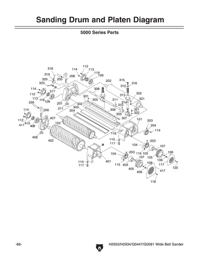 Parts for G0447 37