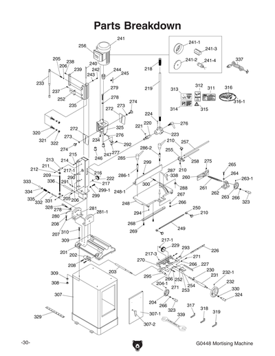 Part Diagram for G0448