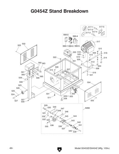 Part Diagram for G0454Z