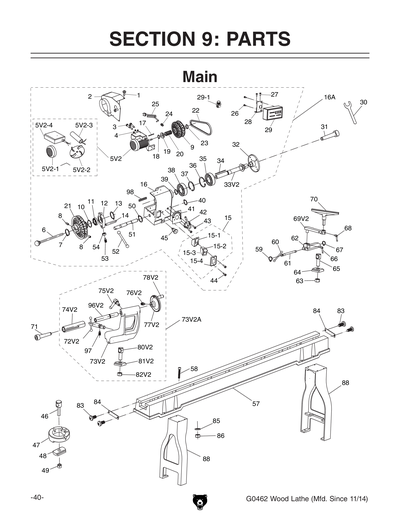 Part Diagram for G0462