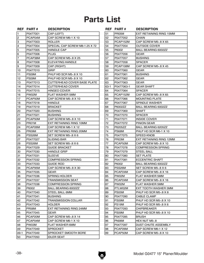 Part Diagram for G0477