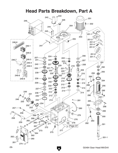 Part Diagram for G0484