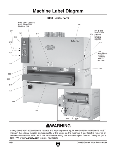 Part Diagram for G0486