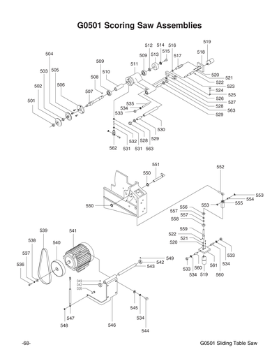 Part Diagram for G0501