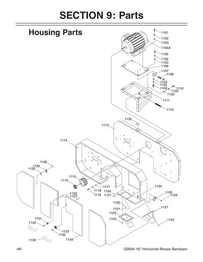 Part Diagram for G0504