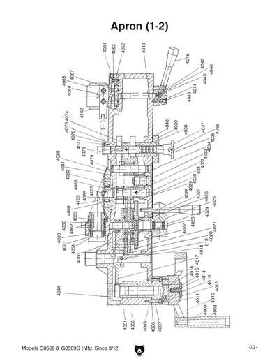 Part Diagram for G0509