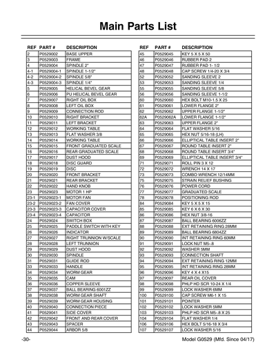Part Diagram for G0529