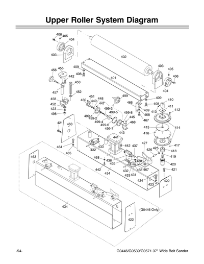 Part Diagram for G0571