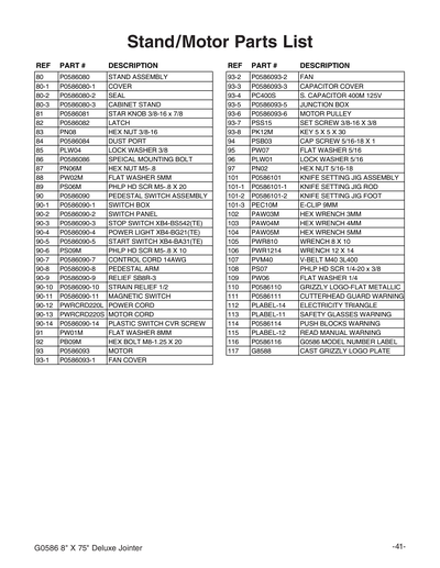 Part Diagram for G0593