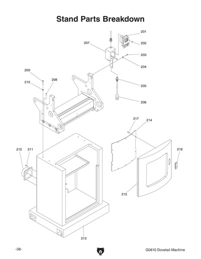 Part Diagram for G0610