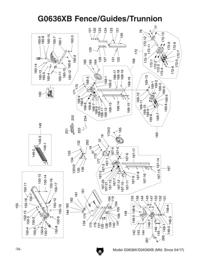 Part Diagram for G0636XB