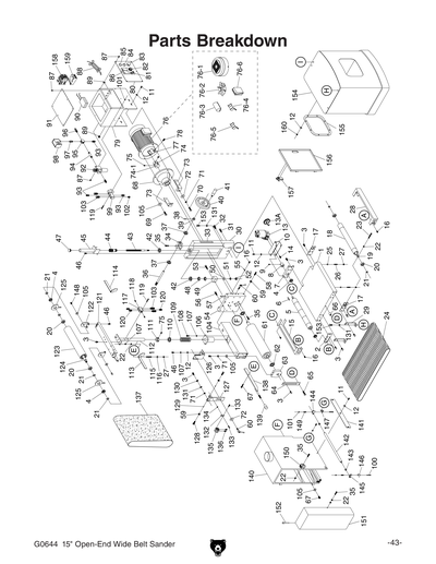 Part Diagram for G0644