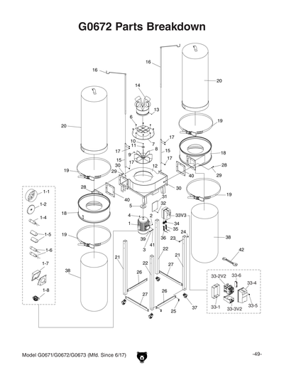 Part Diagram for G0672