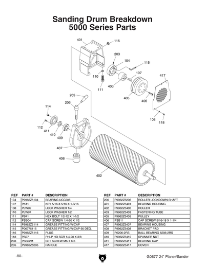 Part Diagram for G0677