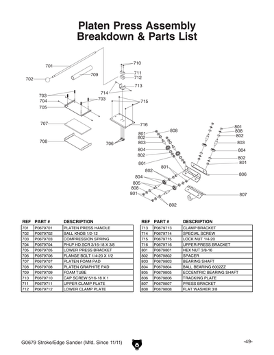Part Diagram for G0679
