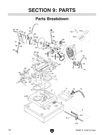 Part Diagram for G0681