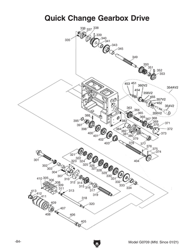 Part Diagram for G0709