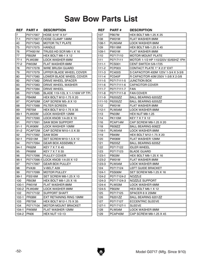Part Diagram for G0717