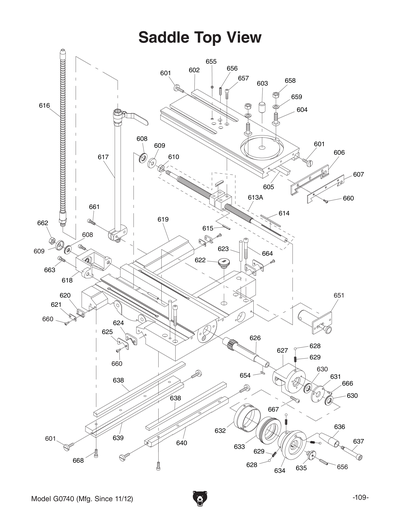 Part Diagram for G0740