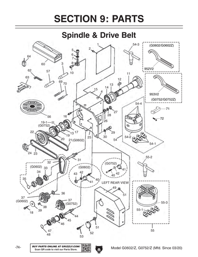 Part Diagram for G0752Z