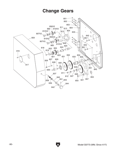 Part Diagram for G0773