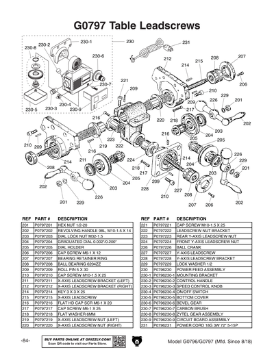 Parts for 10