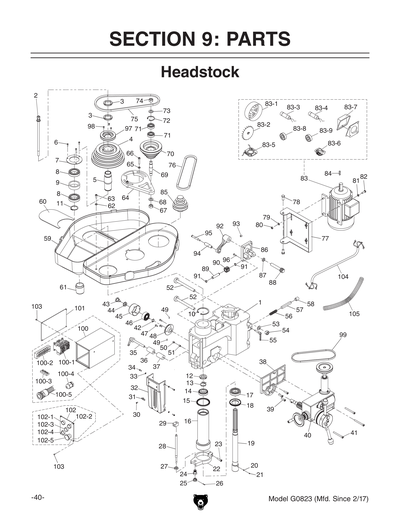 Part Diagram for G0823