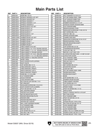 Part Diagram for G0837