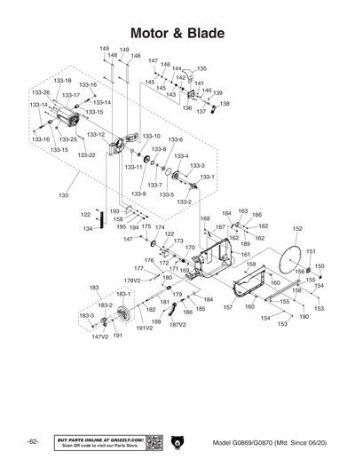 Part Diagram for G0869