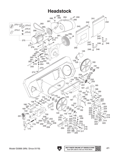 Part Diagram for G0886