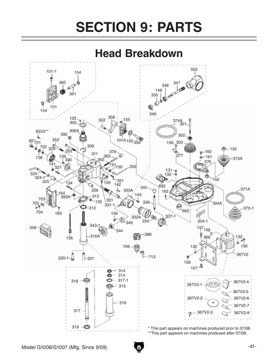 Part Diagram for G1006