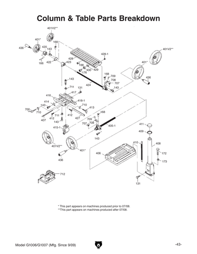Part Diagram for G1007