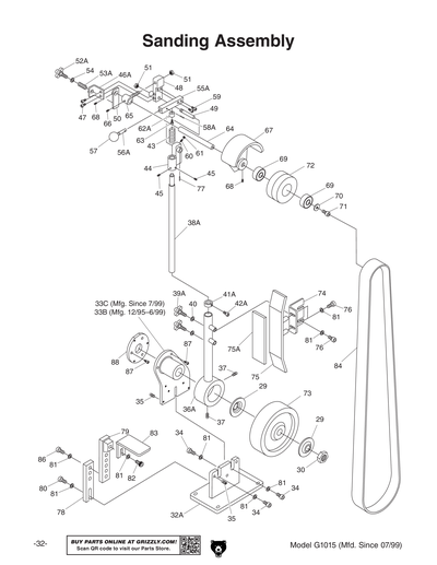 Part Diagram for G1015