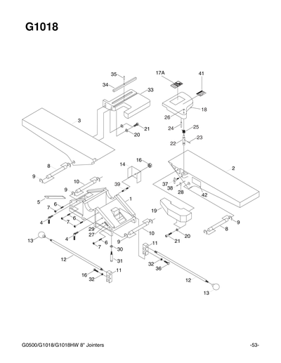 Part Diagram for G1018