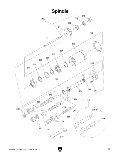 Part Diagram for G1026