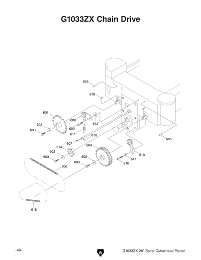 Parts for G1033ZX 20