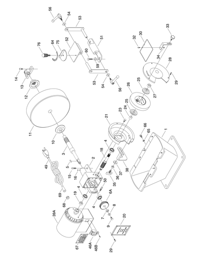 Part Diagram for G1036