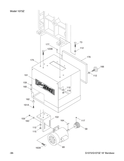 Part Diagram for G1073Z