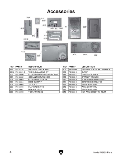 Part Diagram for G3155